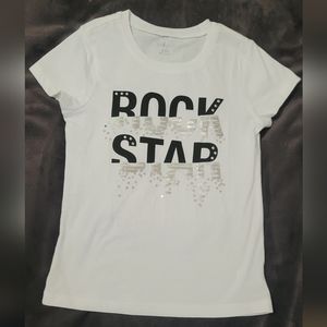 Kids Rock star tee size 7/8